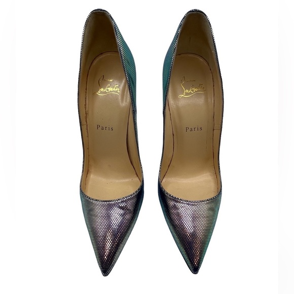 CHRISTIAN LOUBOUTIN So Kate 120 Pumps – Tissu Scarabe Digitale – Size EU 38 US 8 - Picture 4 of 14